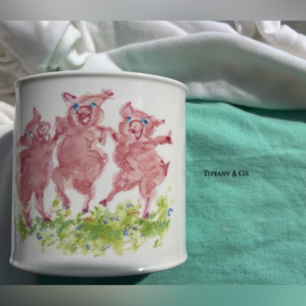 Tiffany & Co. “Dancing Pigs” China Baby Bank